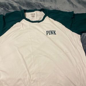 Victoria’s Secret pink brand size large baseball tee very comfy